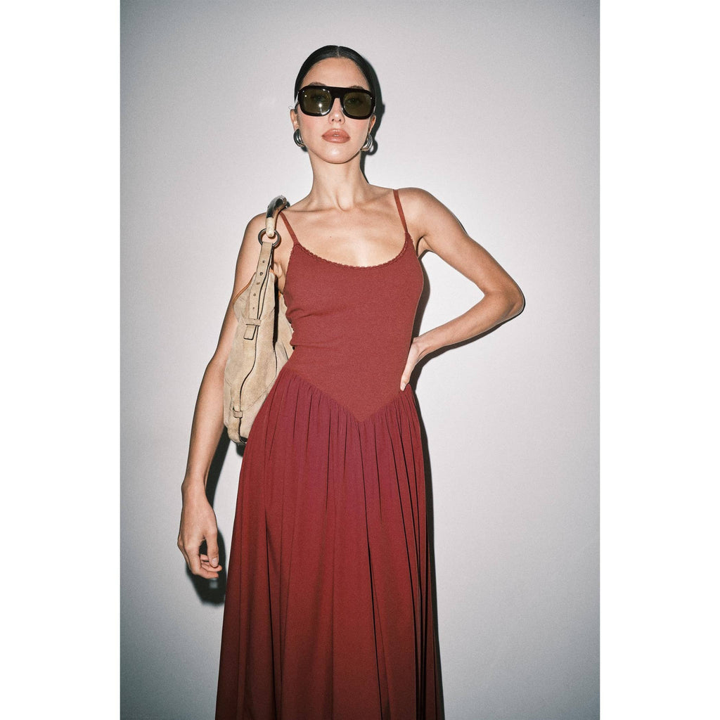 Camilla Contrast Maxi Dress