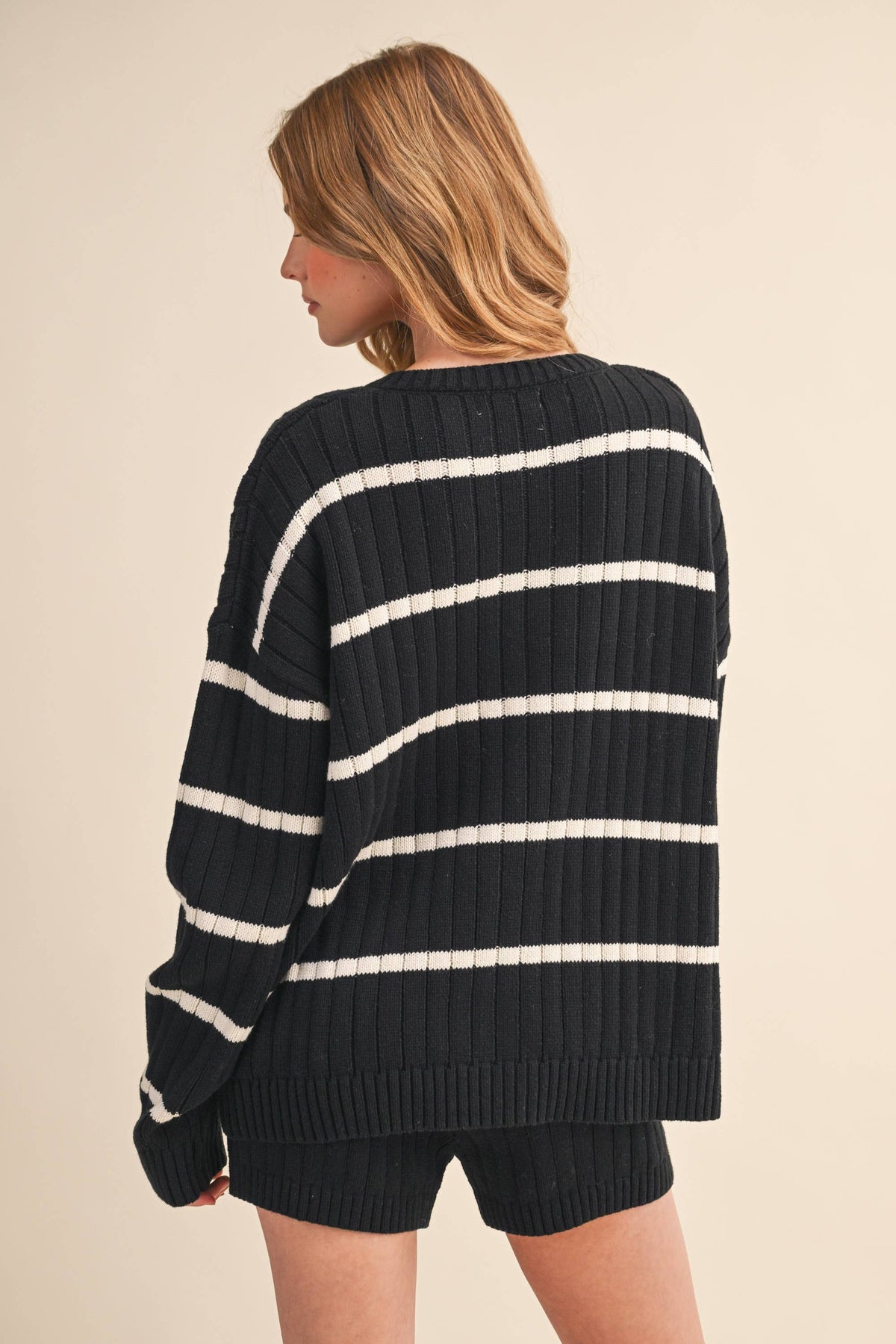 Chloe Cardigan Sweater & Shorts Set