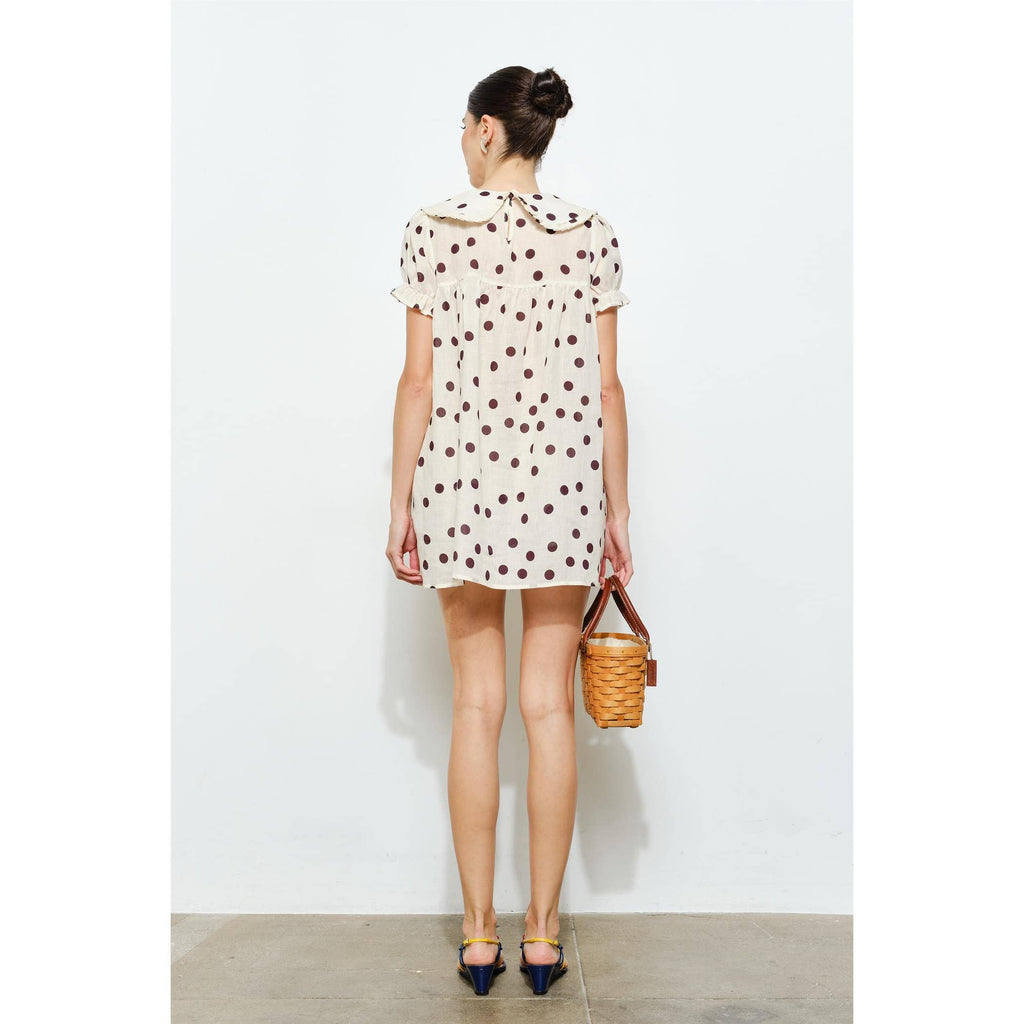 Josefina Polka Dot Mini Dress