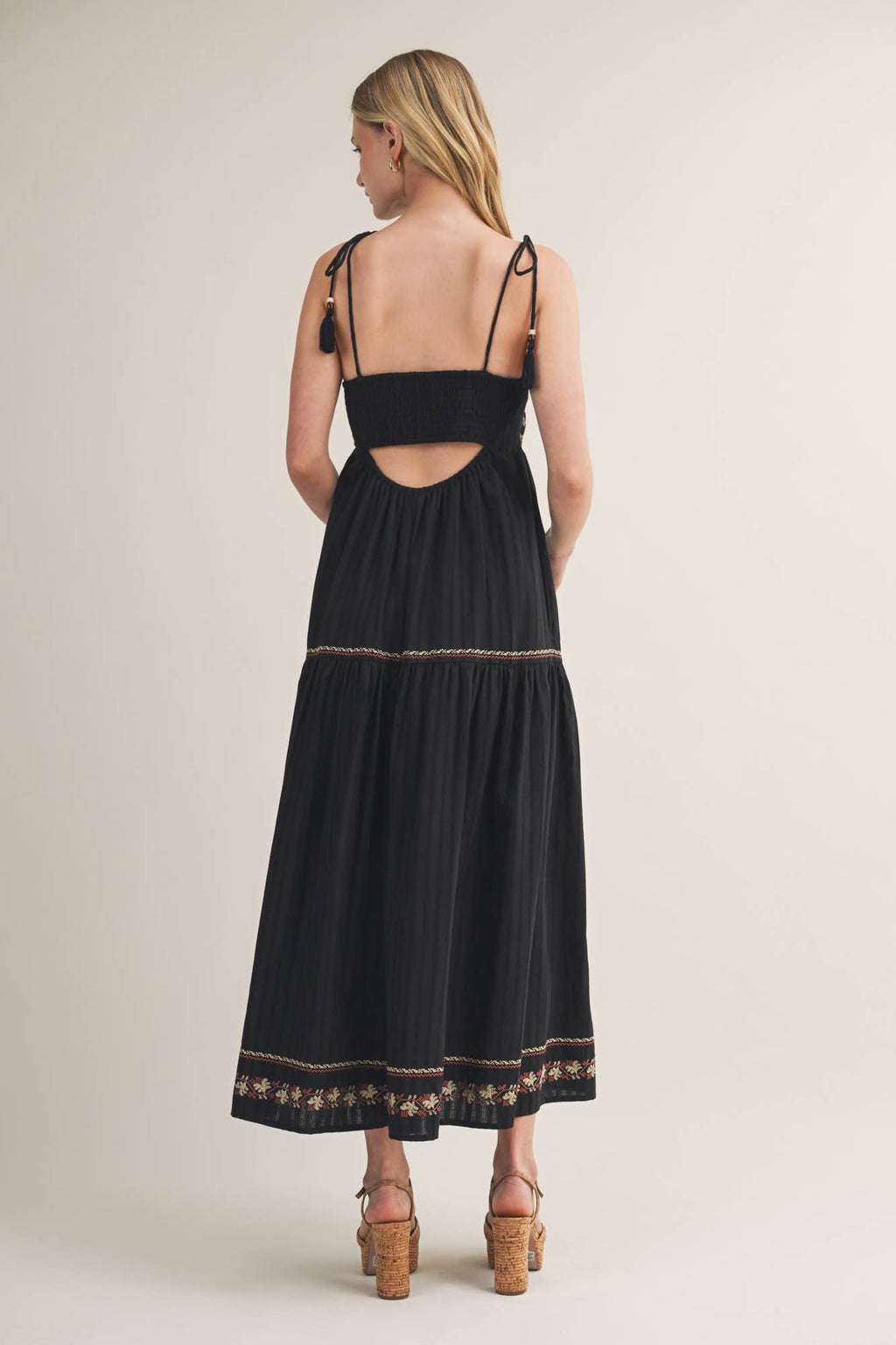 Elara Embroidered Maxi