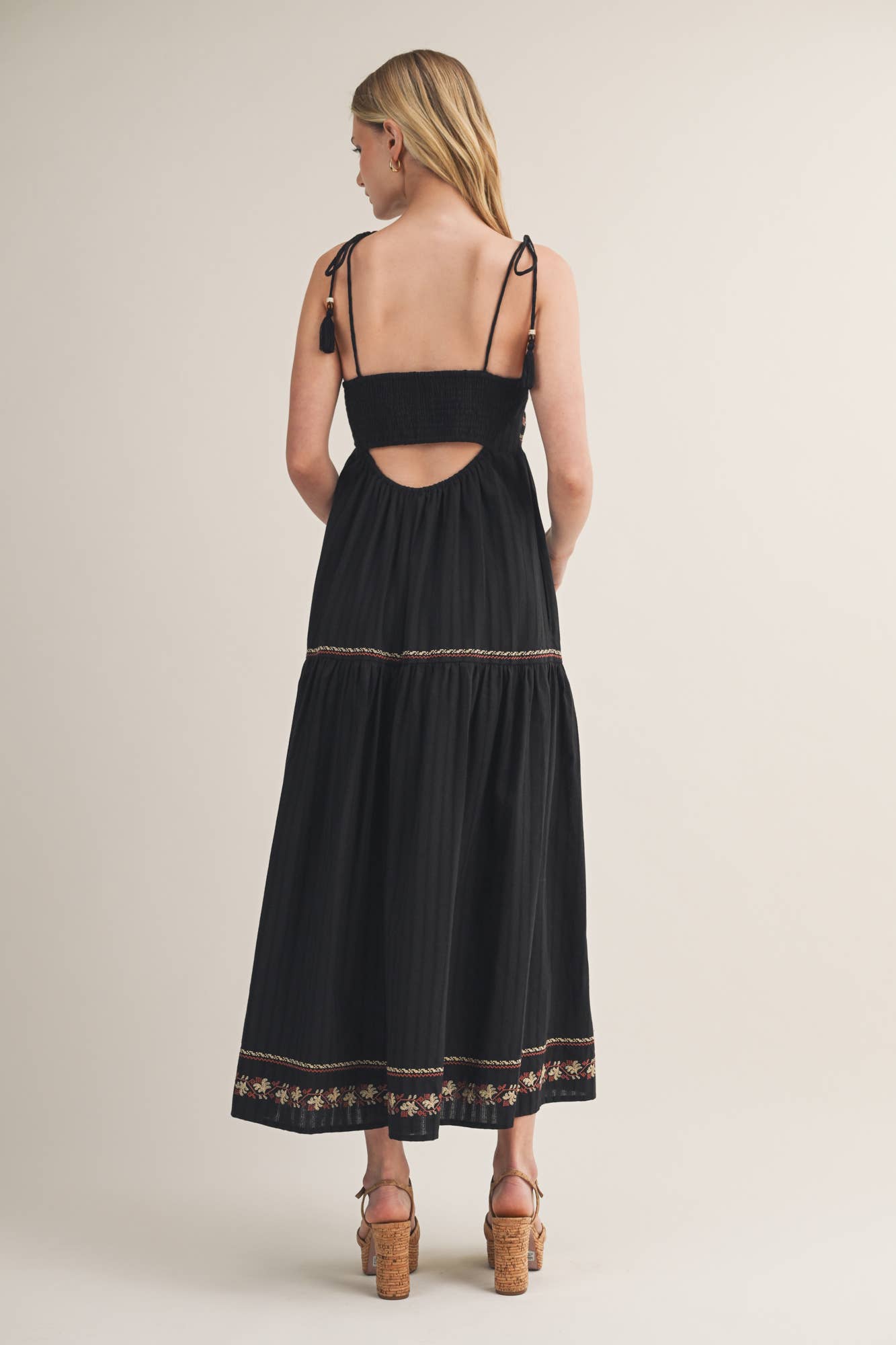 Elara Embroidered Maxi