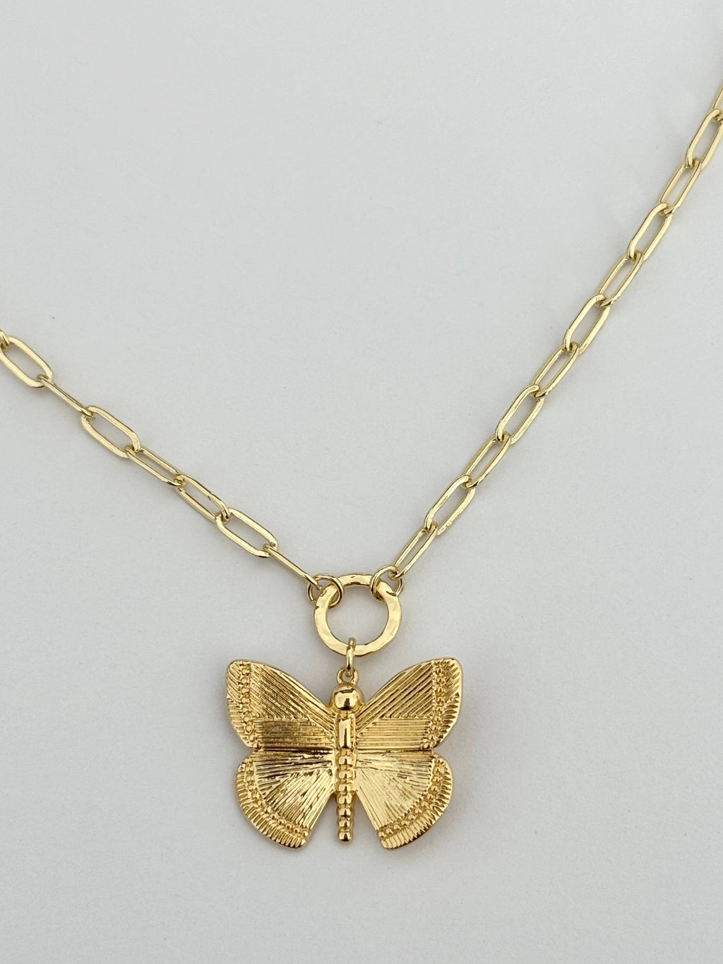 Honey Butterfly Necklace
