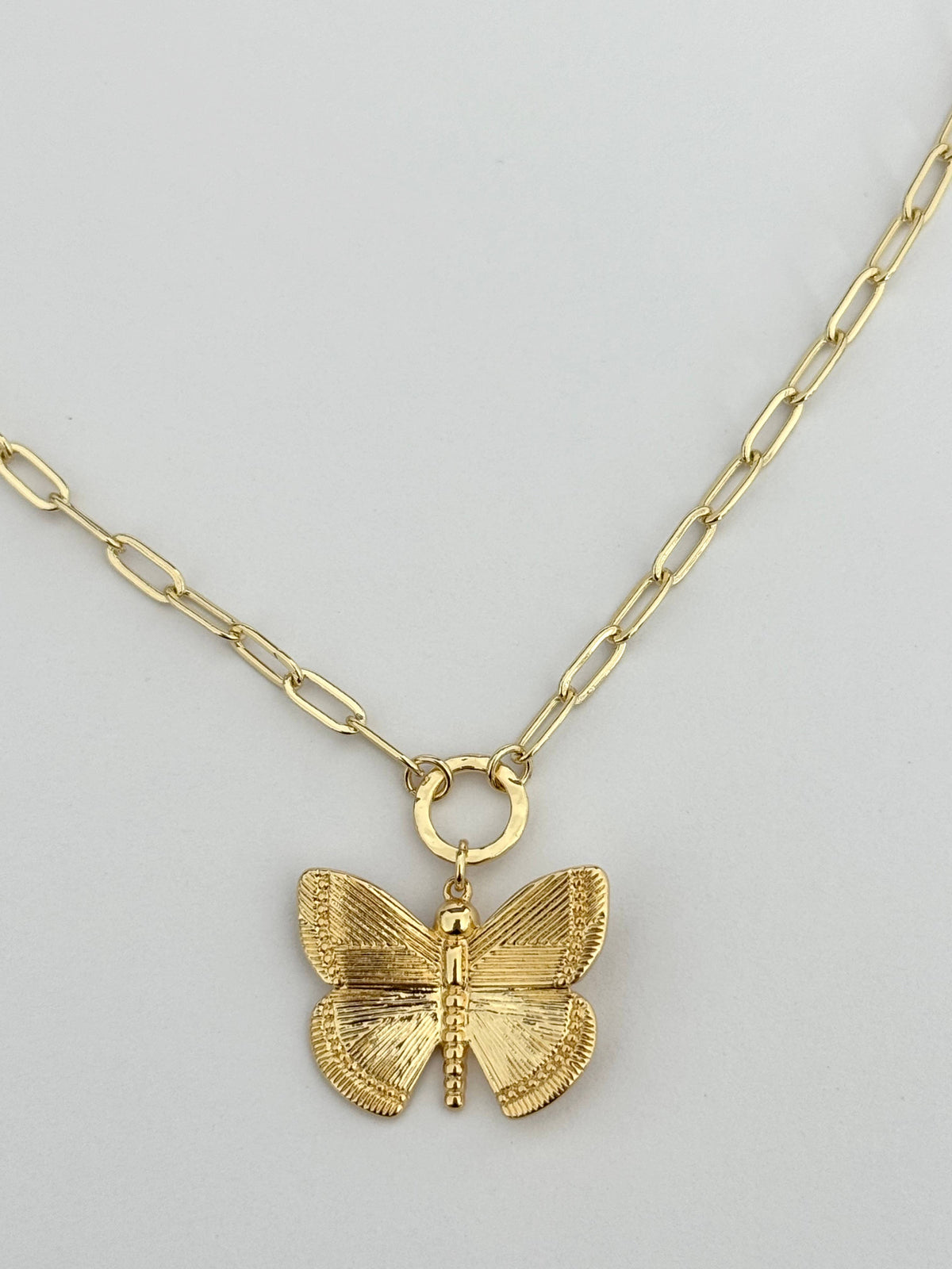Honey Butterfly Necklace