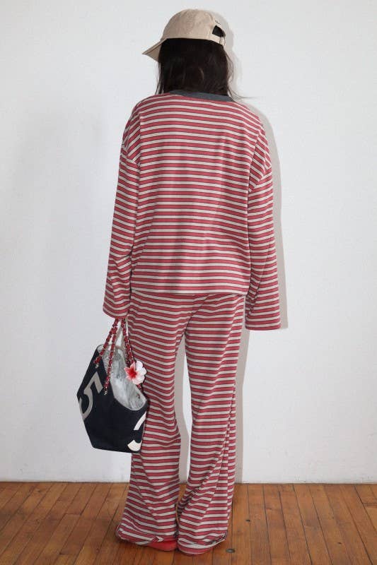 La Raya Stripe Knit Set
