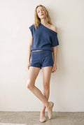 Elena One Shoulder Top & Shorts Set