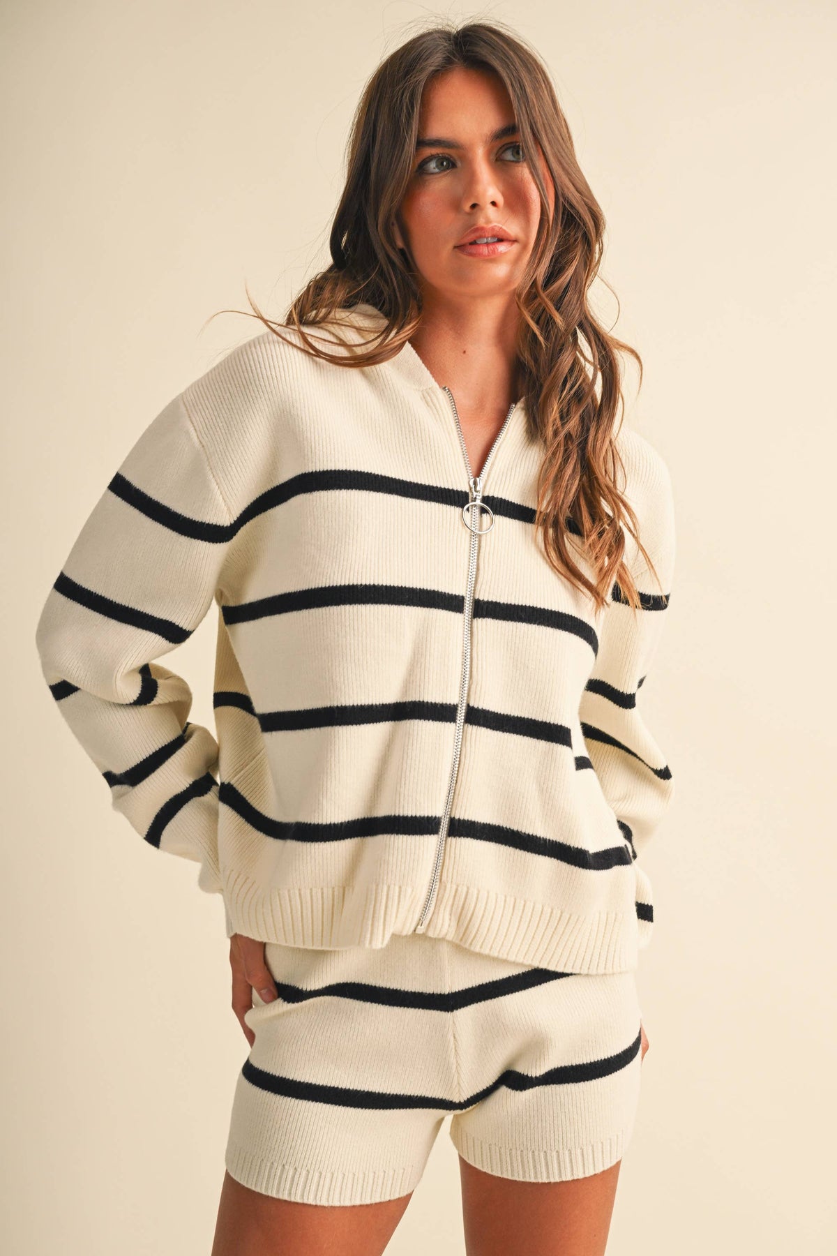 Stella Striped Sweater Set