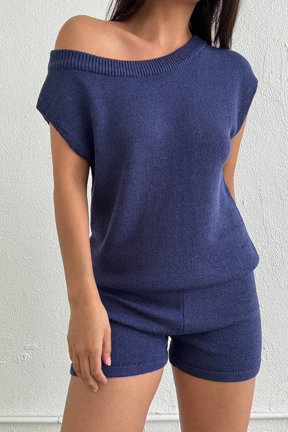 Elena One Shoulder Top & Shorts Set