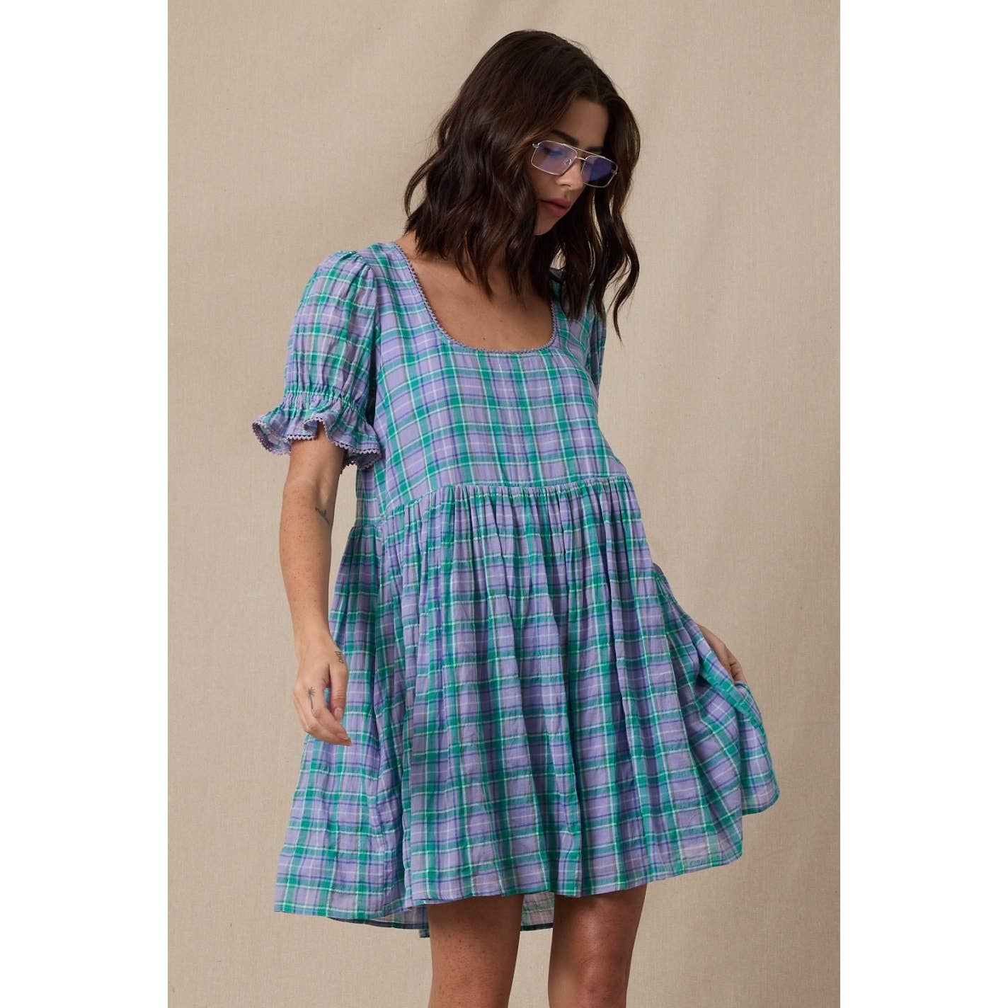 Mad for Plaid Mini Dress
