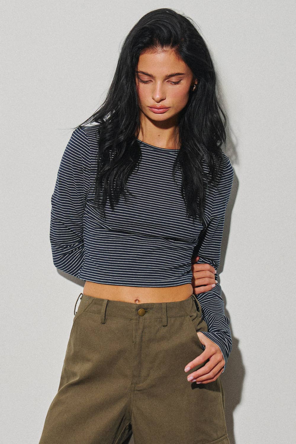 Cora Cotton Striped Long Sleeve