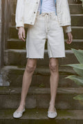 Cielo Drawstring Denim Shorts