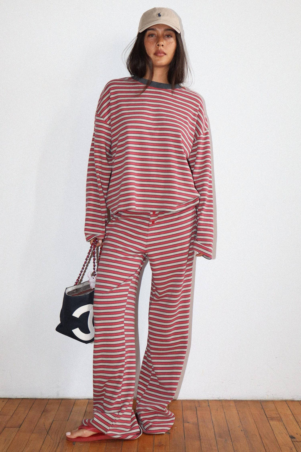 La Raya Stripe Knit Set