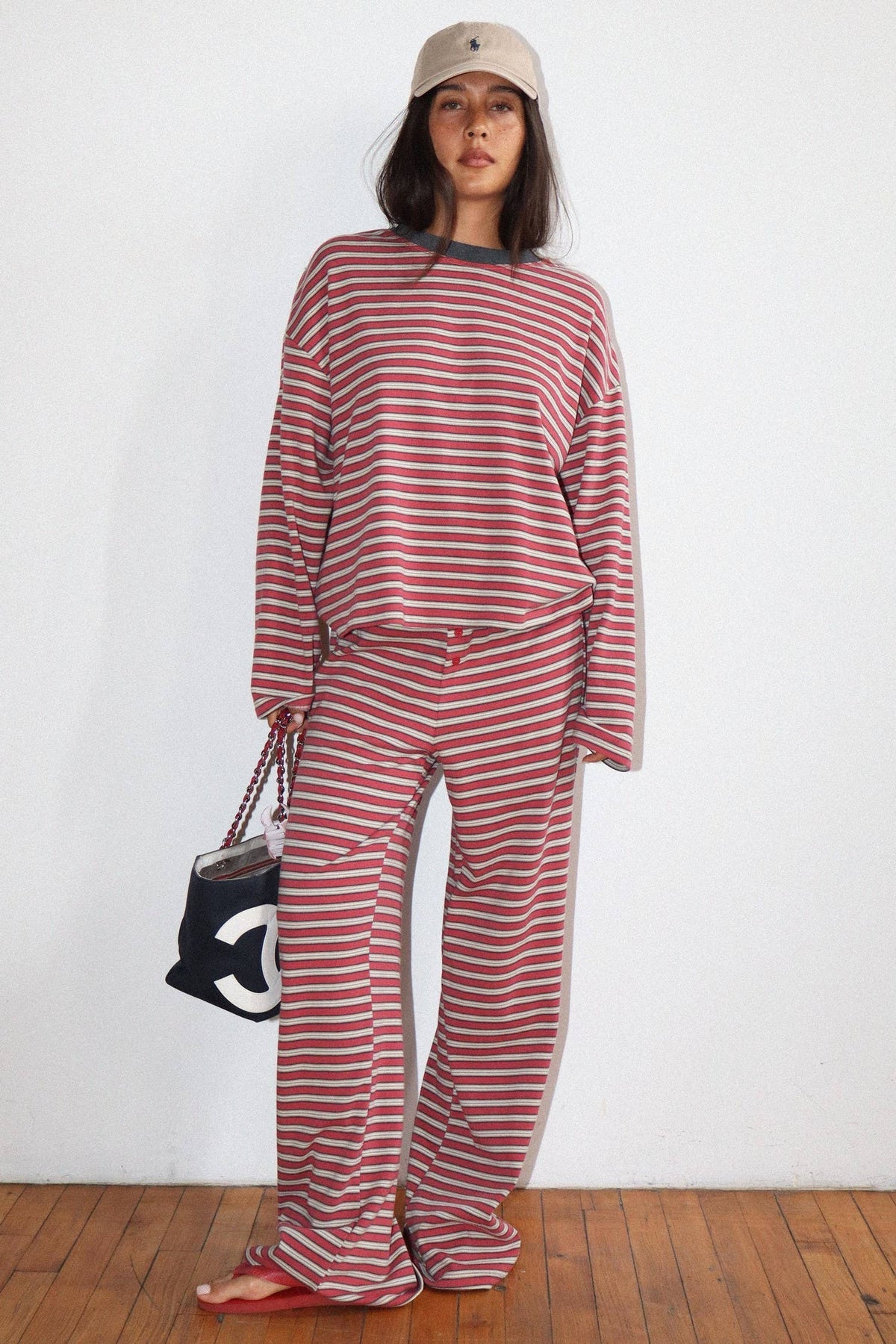 La Raya Stripe Knit Set