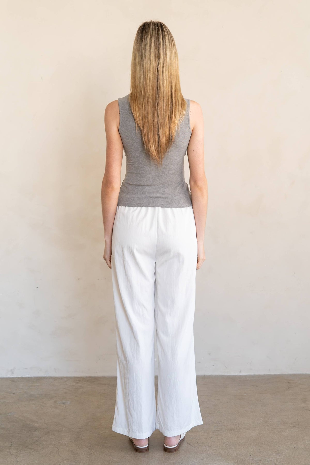 Mia Mock Neck Rib Top