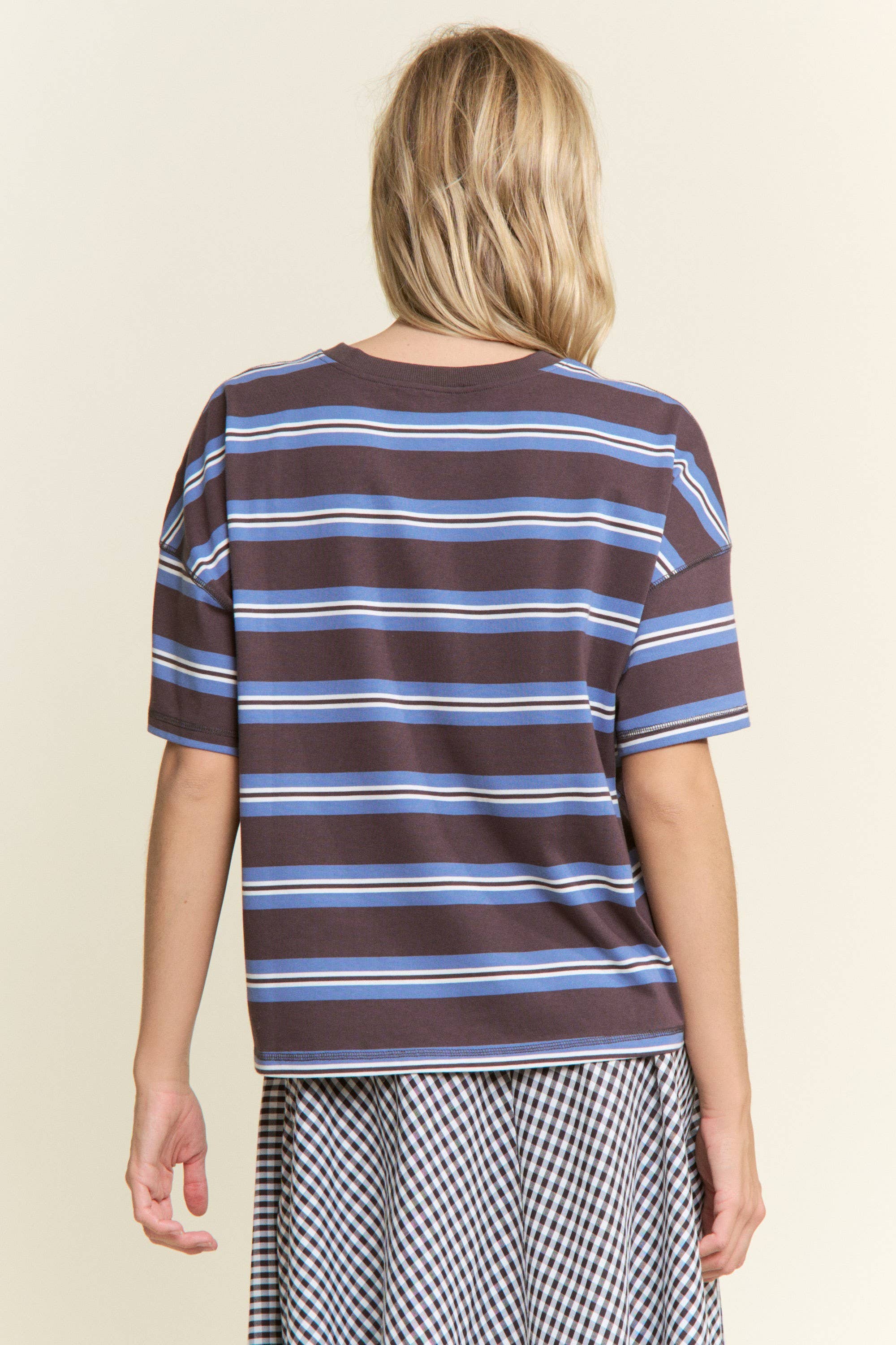 Solana Stripe Relaxed Tee