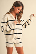 Stella Striped Sweater Set