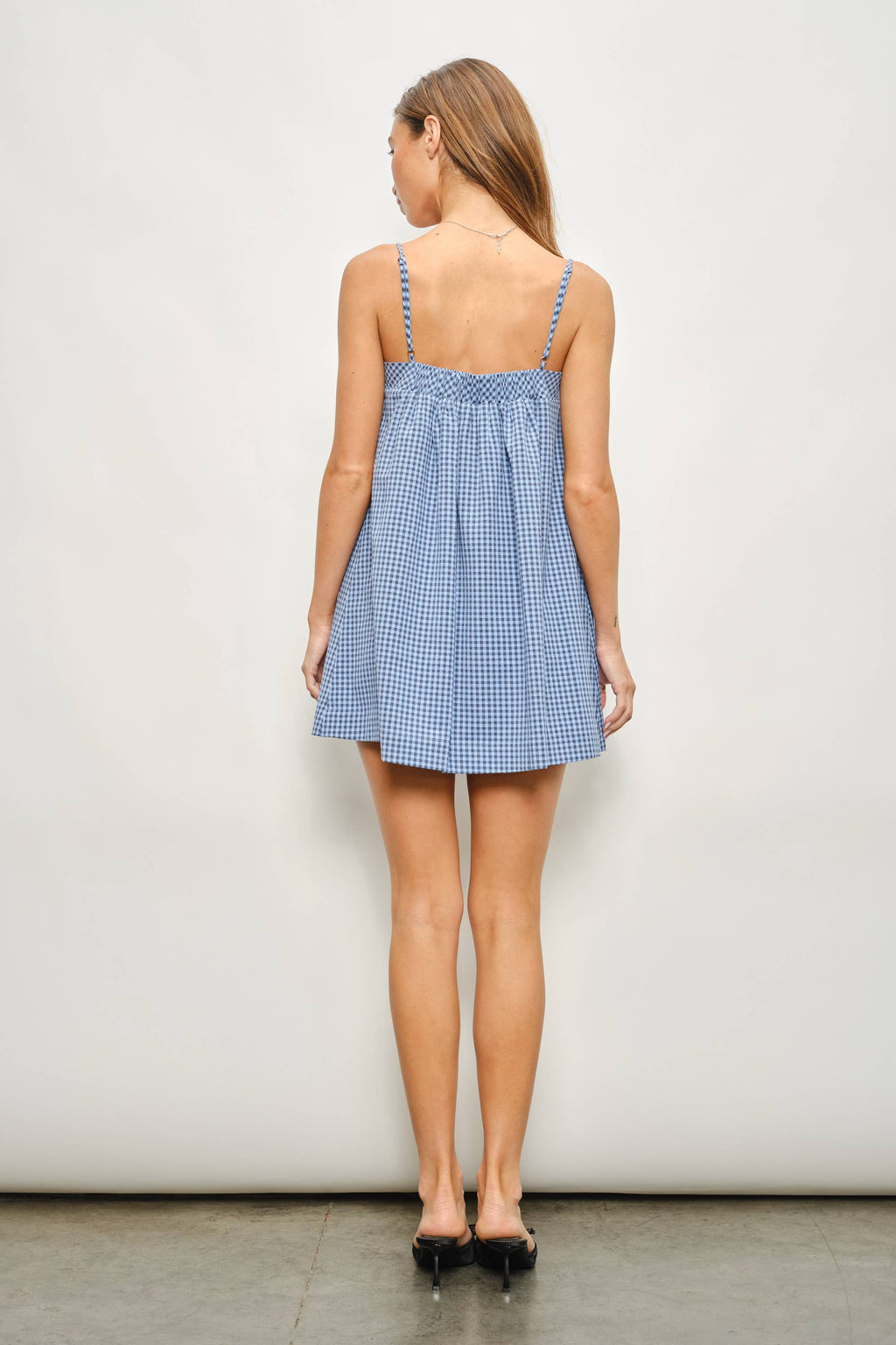 Buena Gingham Mini Dress
