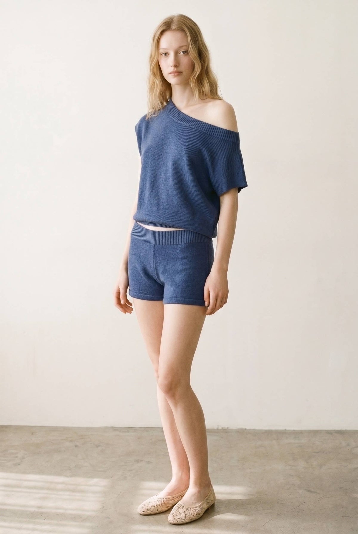 Elena One Shoulder Top & Shorts Set