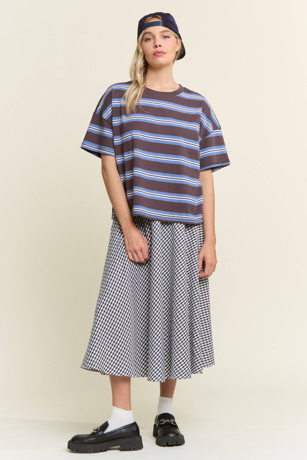 Solana Stripe Relaxed Tee