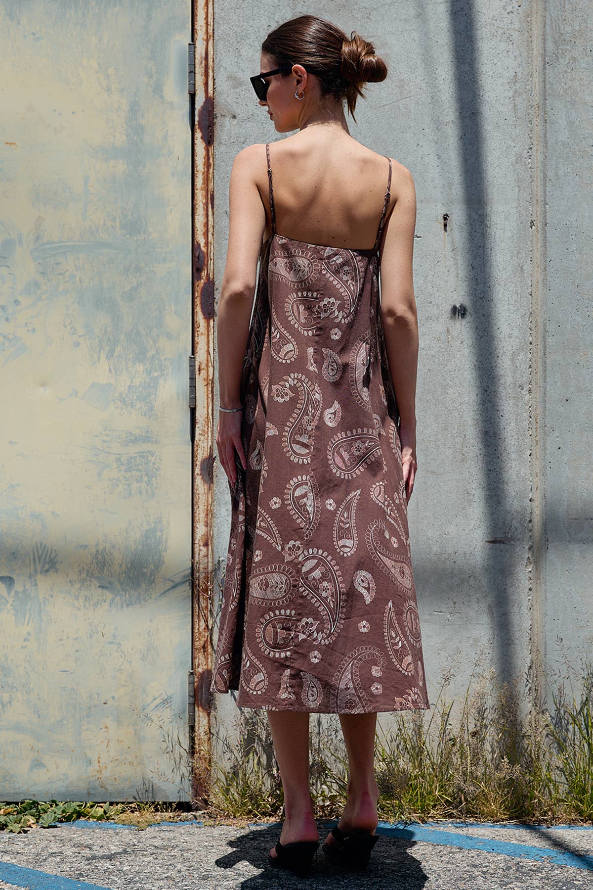 Pilar Paisley Midi Dress