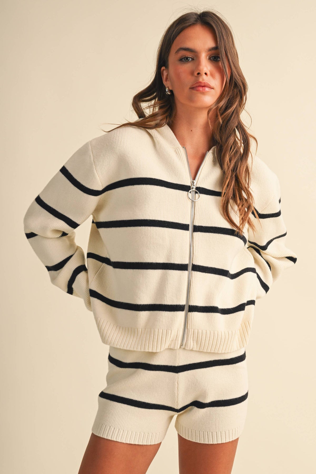 Stella Striped Sweater Set