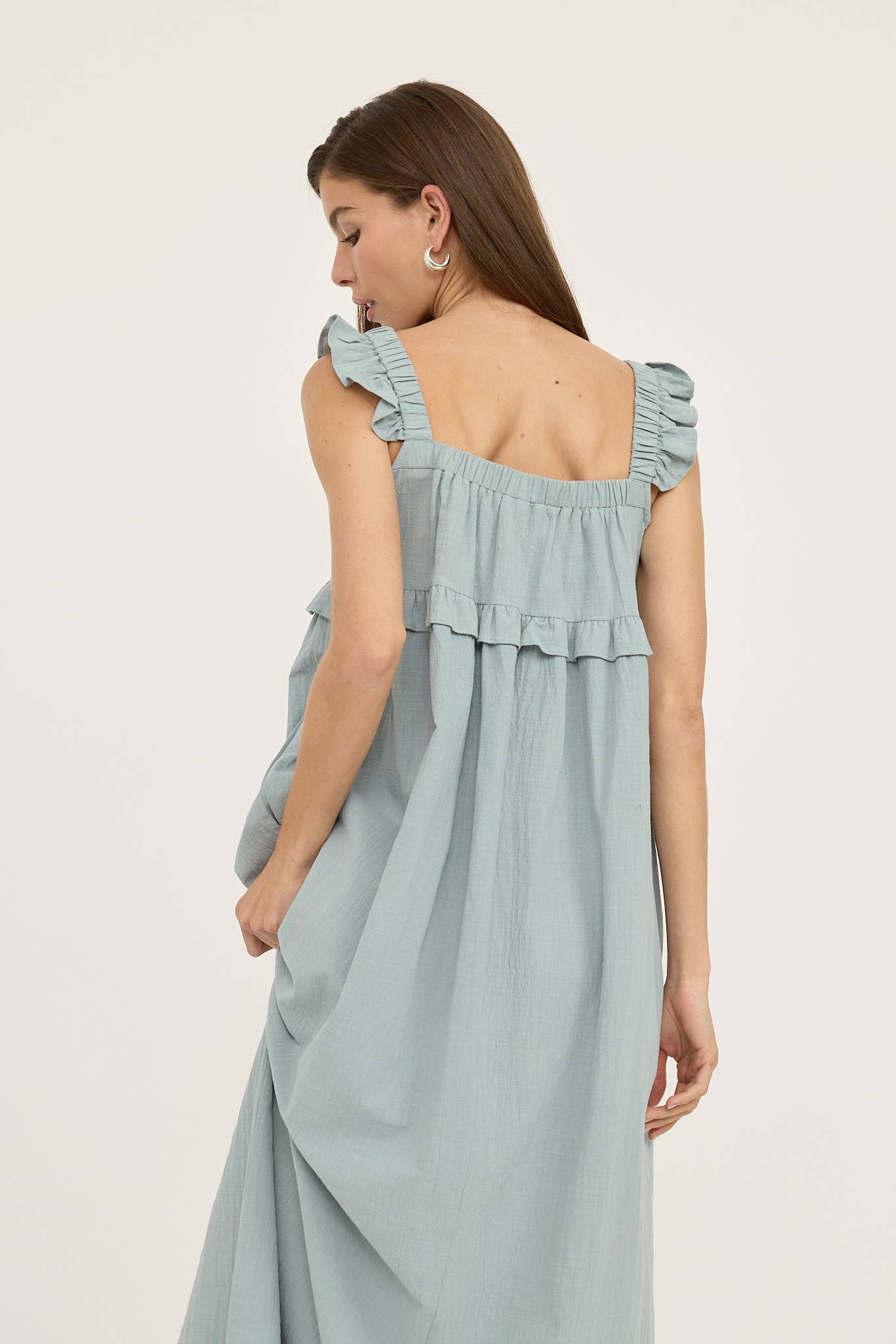 Sueno Frill Maxi Dress