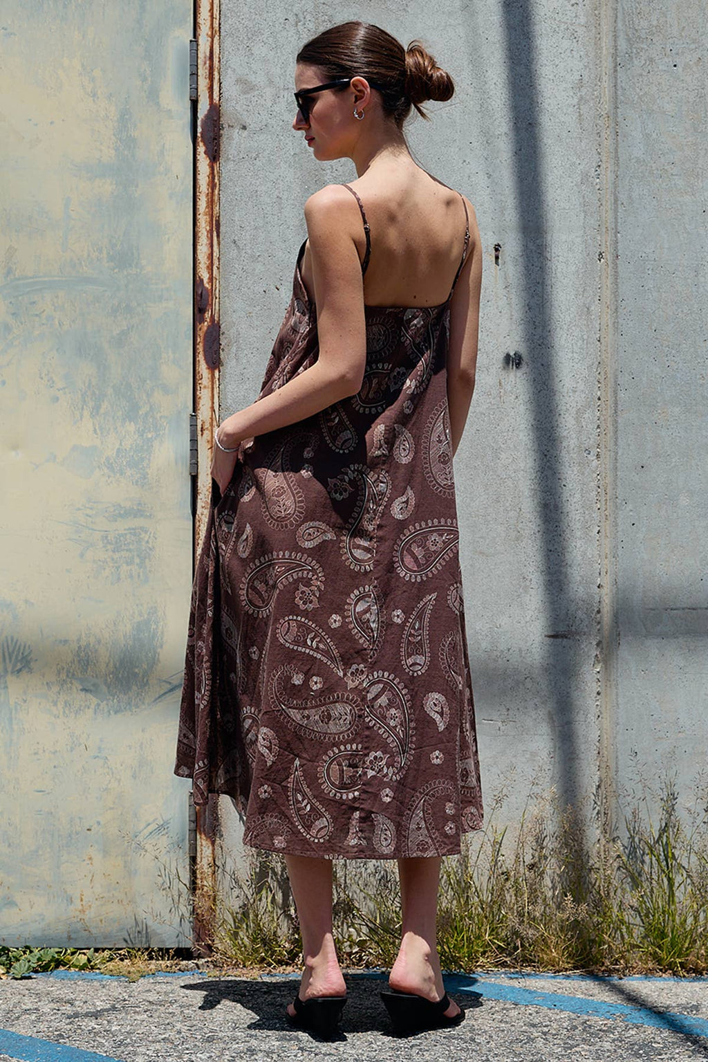 Pilar Paisley Midi Dress