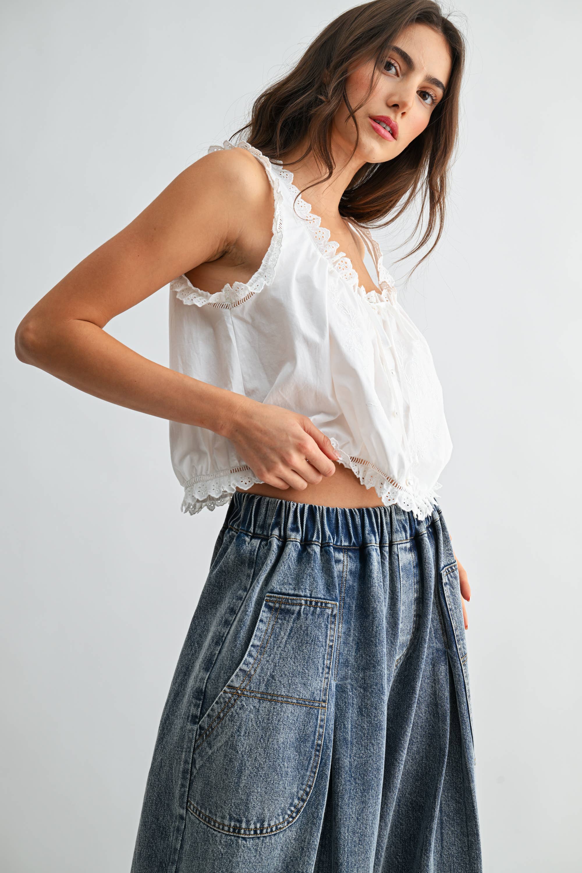Emilia Embroidered Top