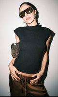 River Cap Sleeve Sweater Top