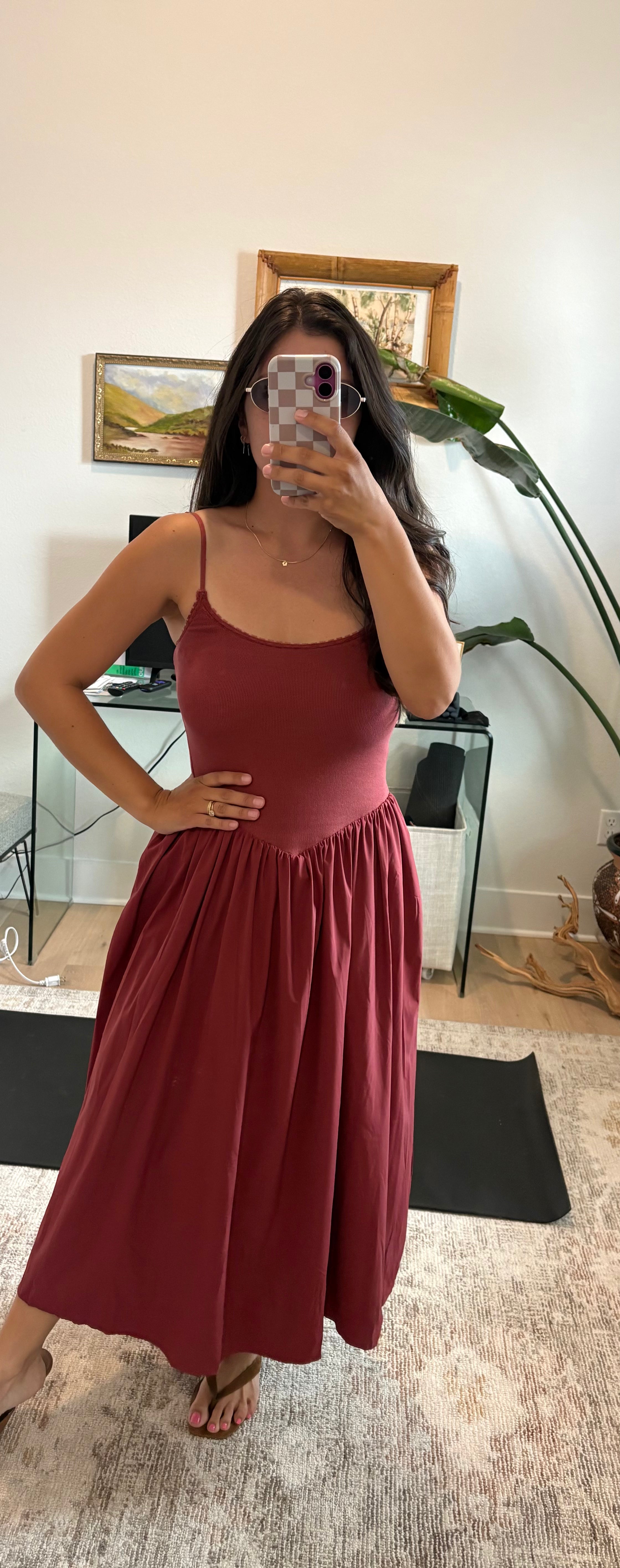 Camilla Contrast Maxi Dress