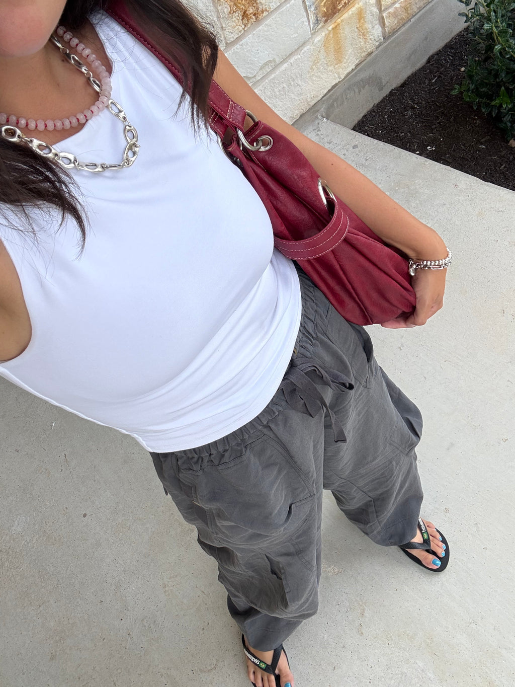 Chanour Ximena Pewter Necklace