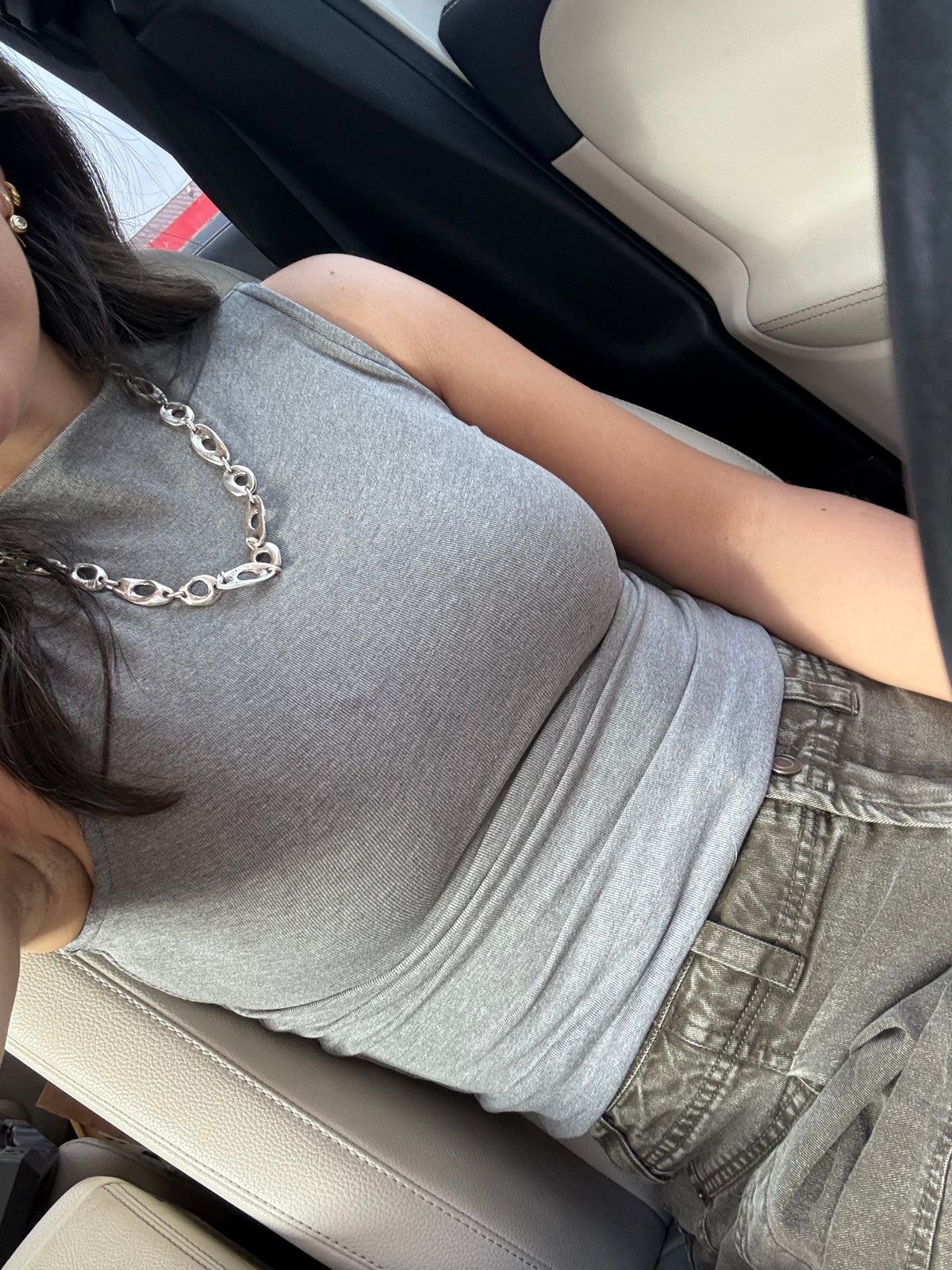 Chanour Ximena Pewter Necklace