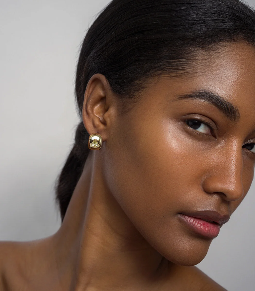 Penn Gemstone Hoops - Olive