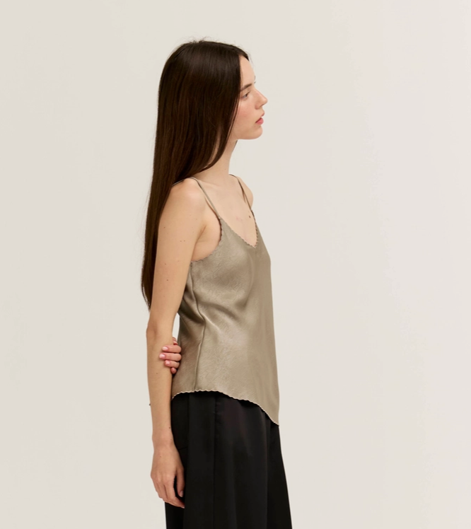 Sandra Scallop Edge Tank