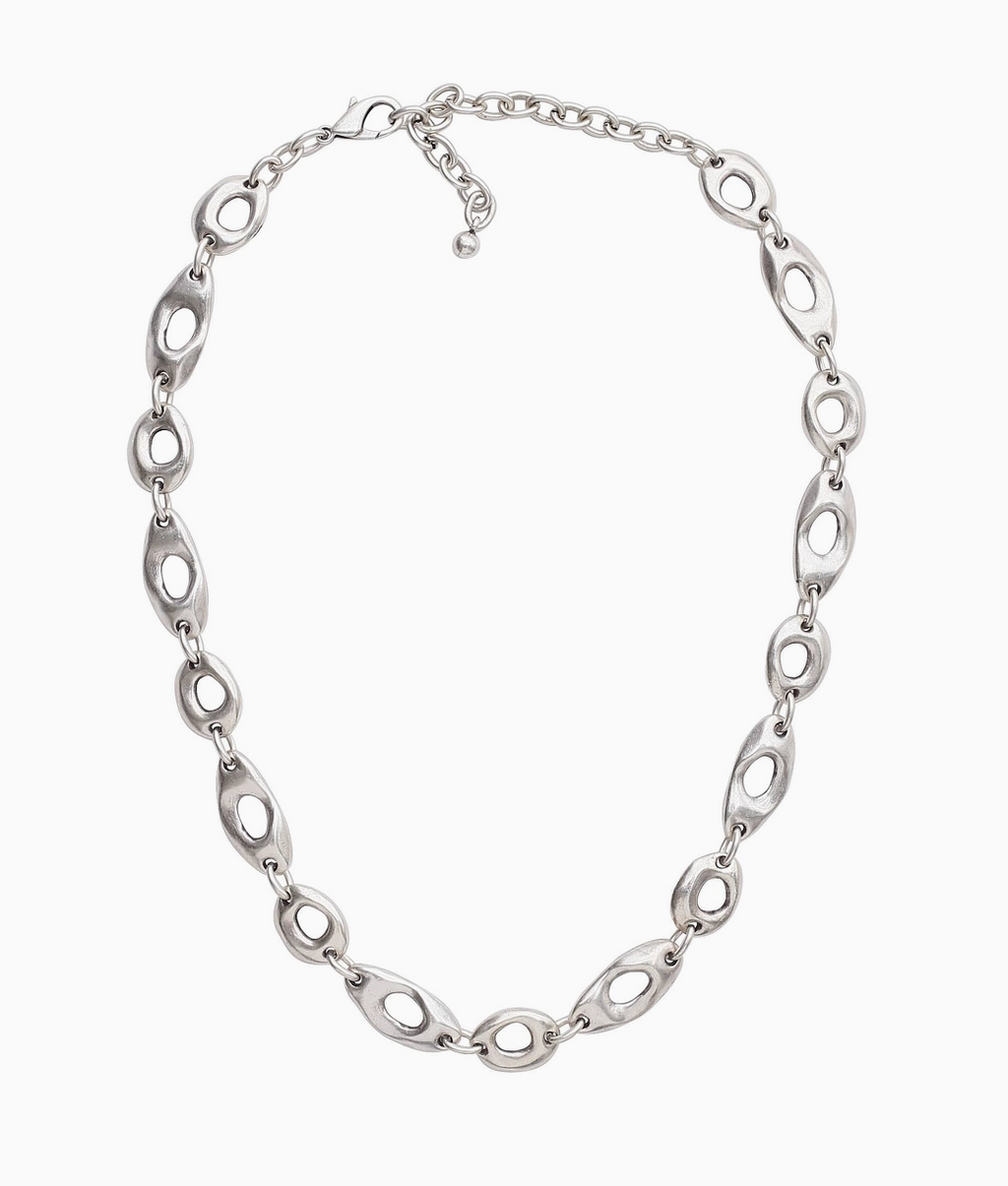 Chanour Ximena Pewter Necklace