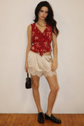 Lena Lace Trim Shorts