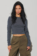 Cora Cotton Striped Long Sleeve