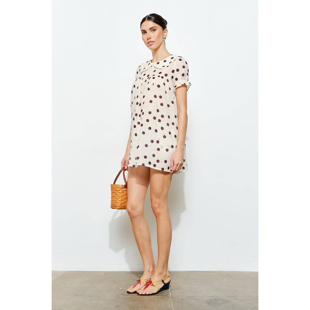 Josefina Polka Dot Mini Dress