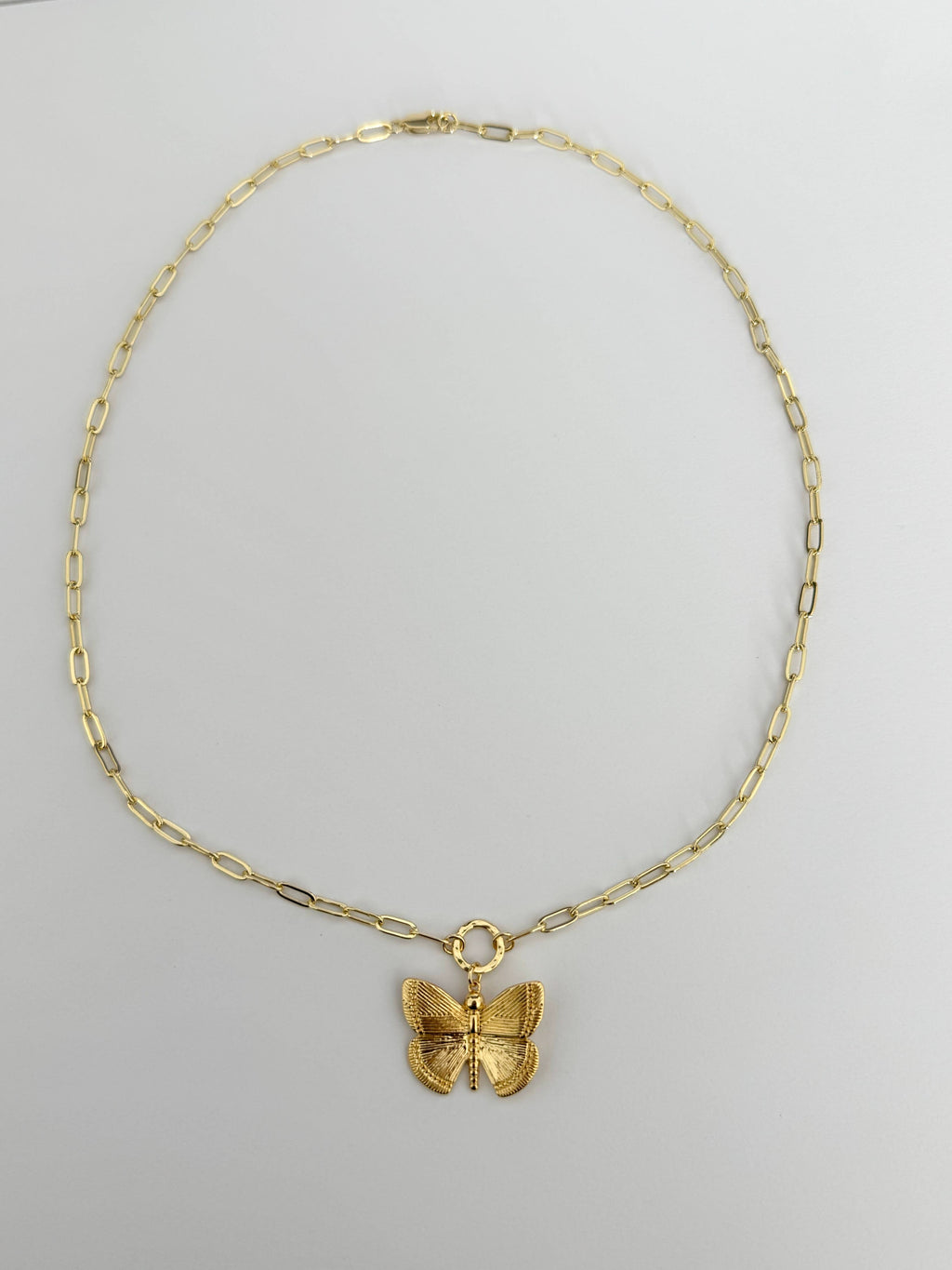 Honey Butterfly Necklace