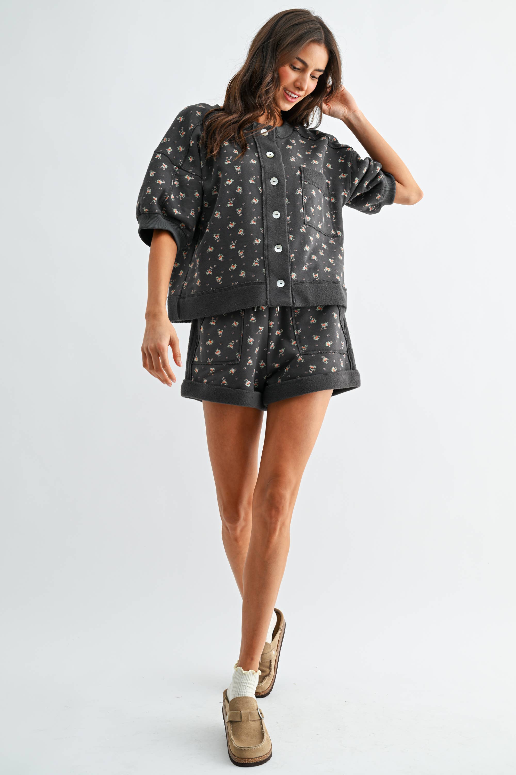 Cottagecore Floral Short & Top Set