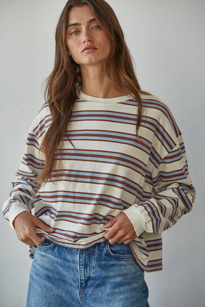 Mirabel Stripe Knit Top