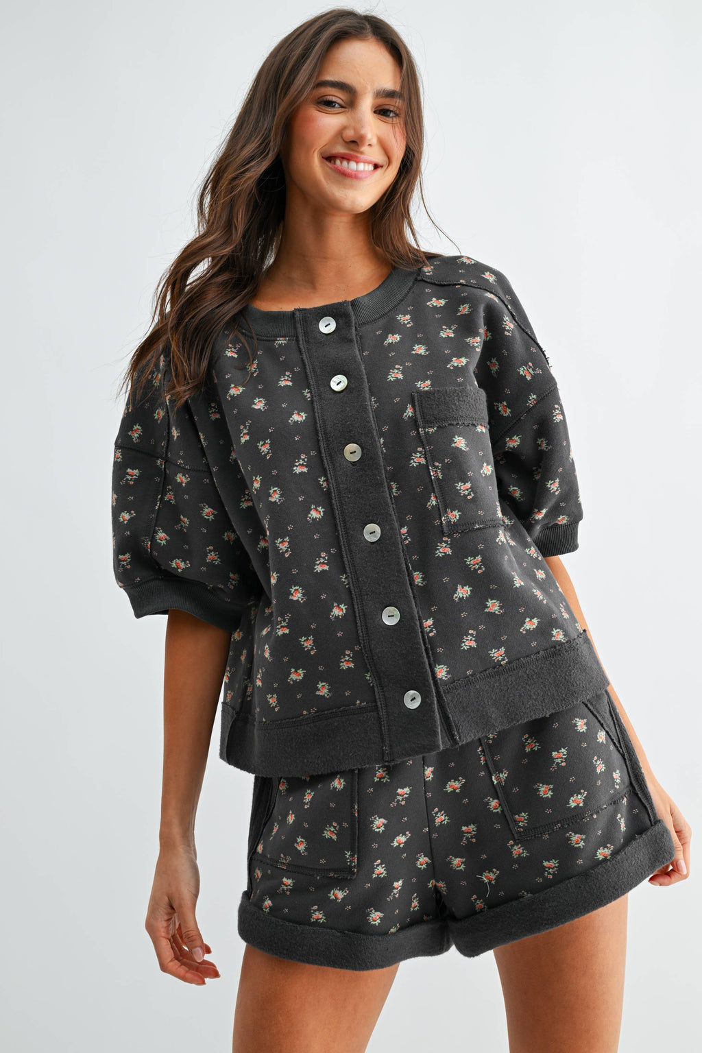 Cottagecore Floral Short & Top Set