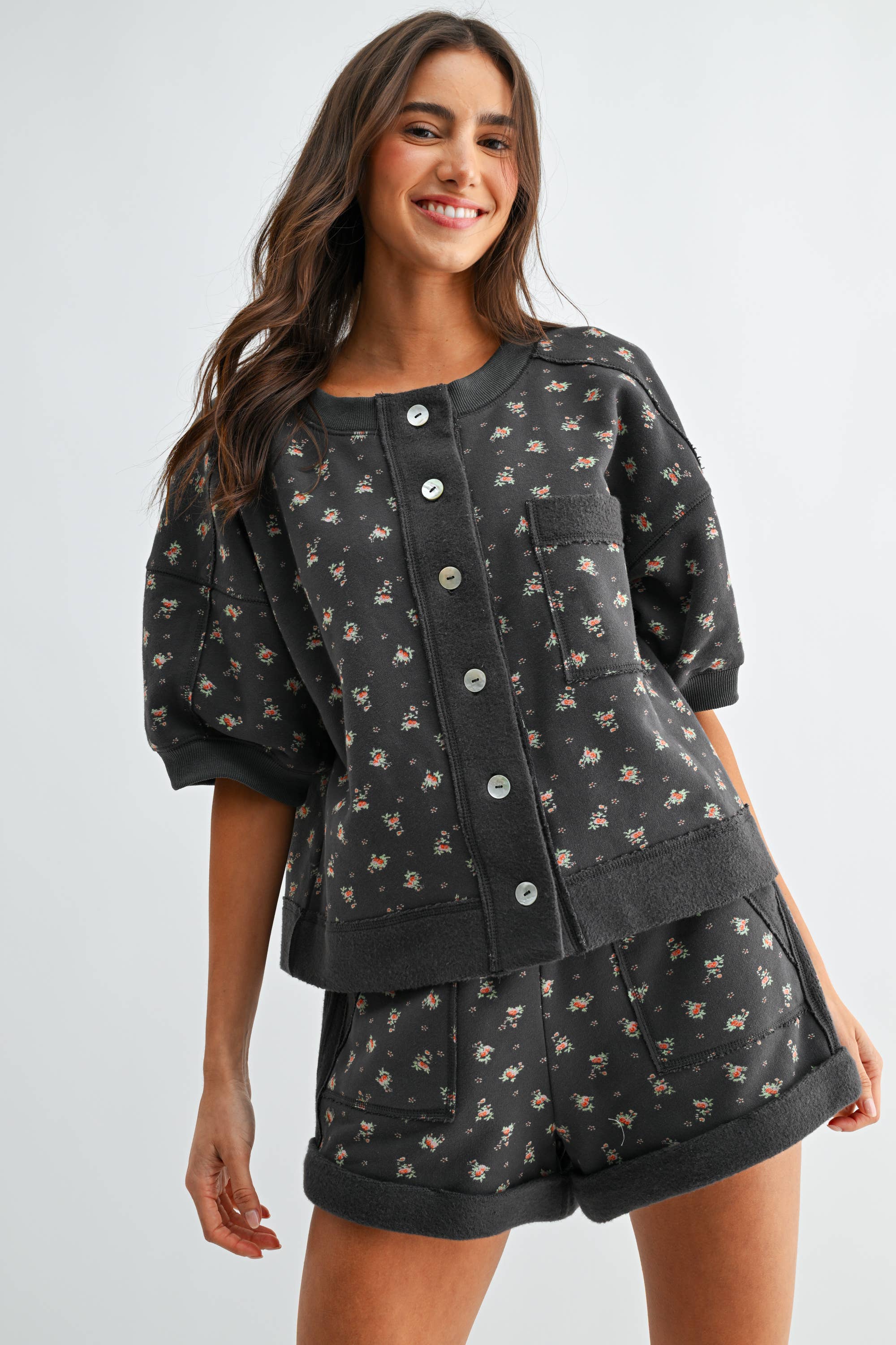 Cottagecore Floral Short & Top Set