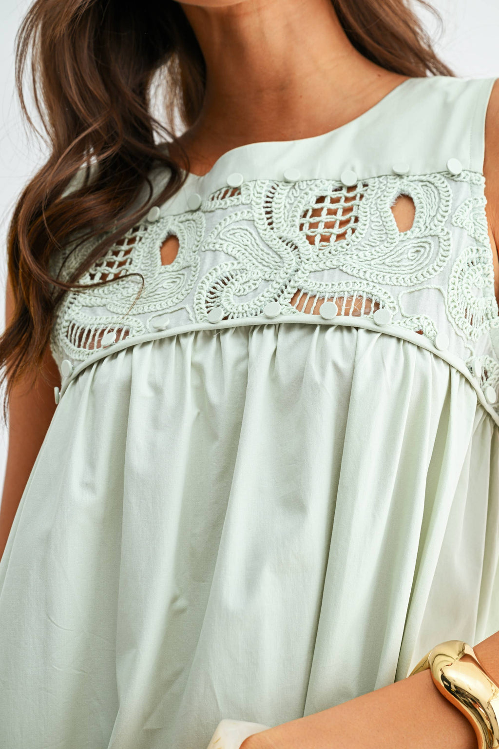 CJD26364 BOHO MAXI DRESS WITH LACE DETAILS