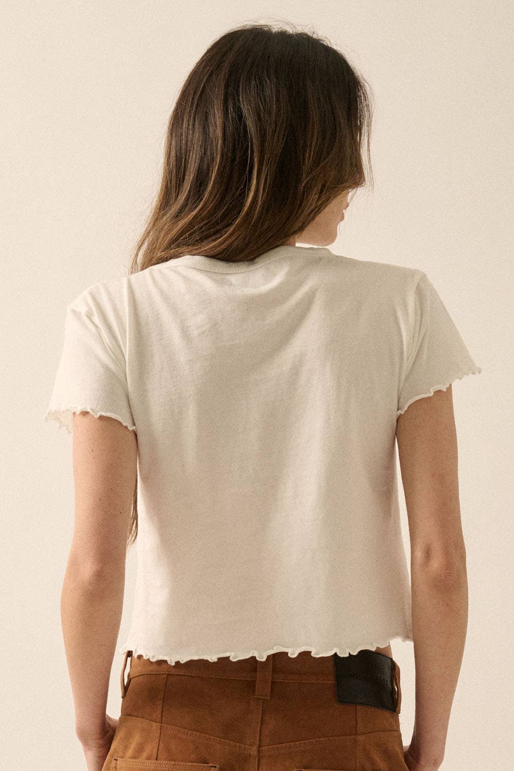 Mariposa Lettuce-Edge Baby Tee