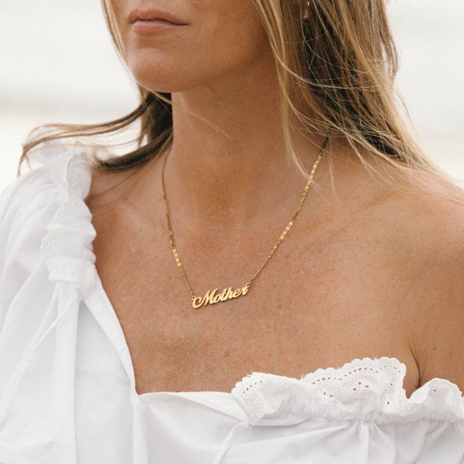 Mother Necklace - 18k Gold Plated