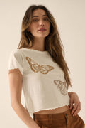 Mariposa Lettuce-Edge Baby Tee