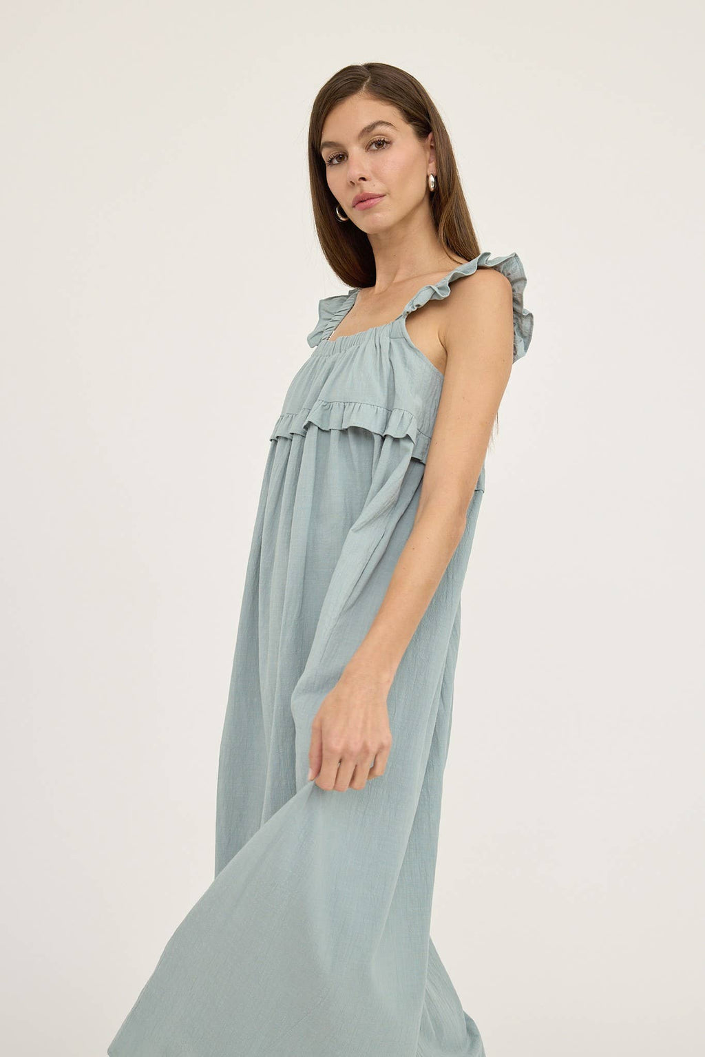 Sueno Frill Maxi Dress