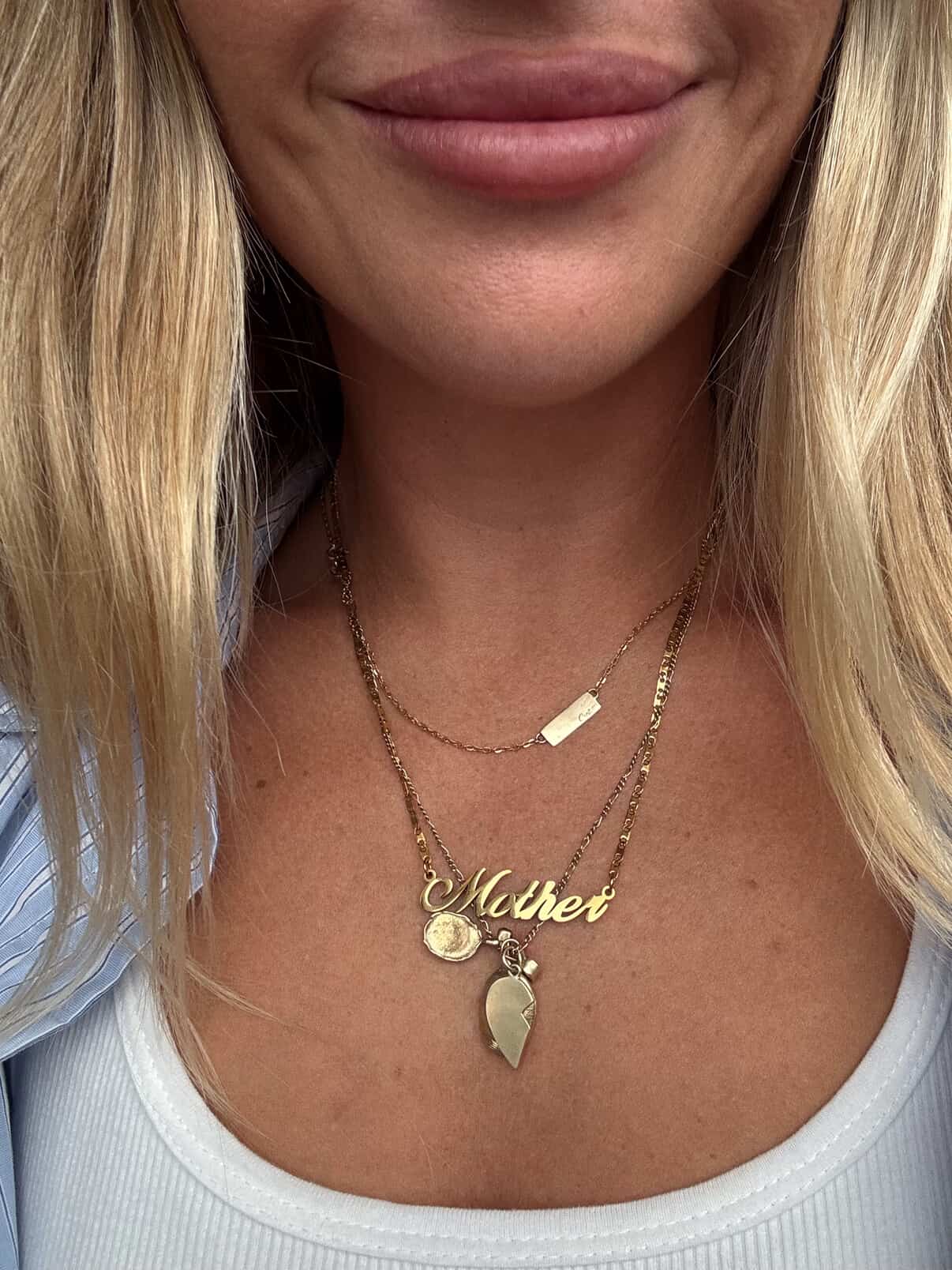Mother Necklace - 18k Gold Plated