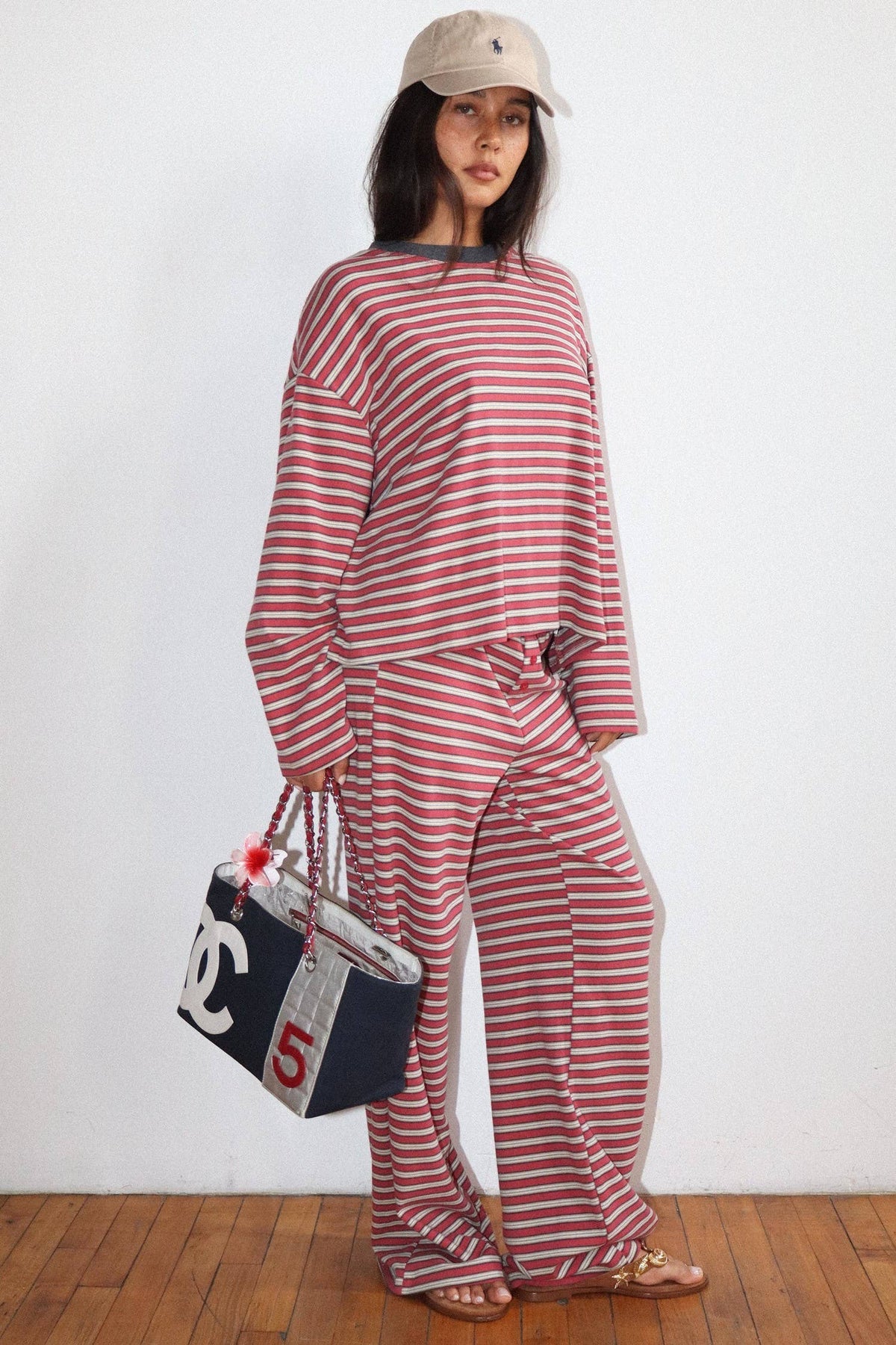 La Raya Stripe Knit Set