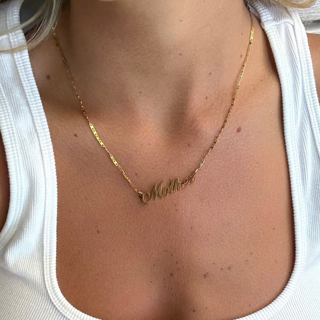 Mother Necklace - 18k Gold Plated